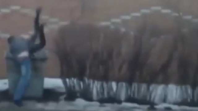 Cheating Girl Gets Tossed in a Dumpster by Angry Boyfriend