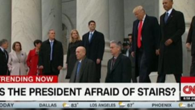 CNN Is Getting Roasted For Asking White House If President Trump Is 'Afraid Of Stairs'